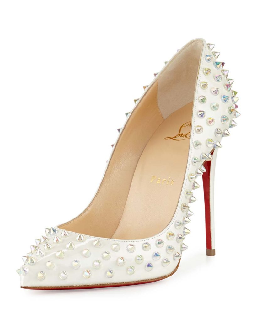 Christian Louboutin Follies Spike 100mm Red Sole Pump