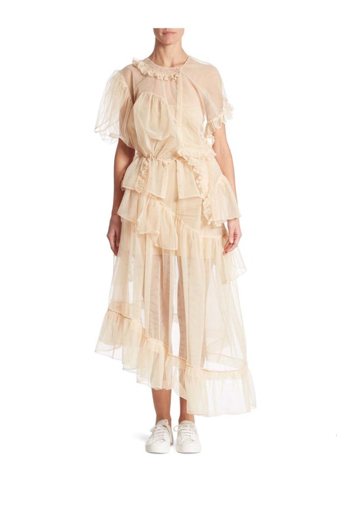 Simone Rocha Deconstructed Tulle Top