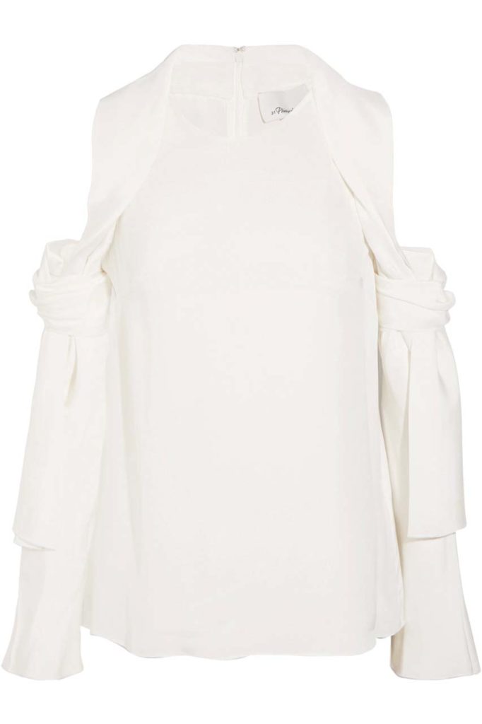 3.1 Phillip Lim Cutout Silk-satin Top_1