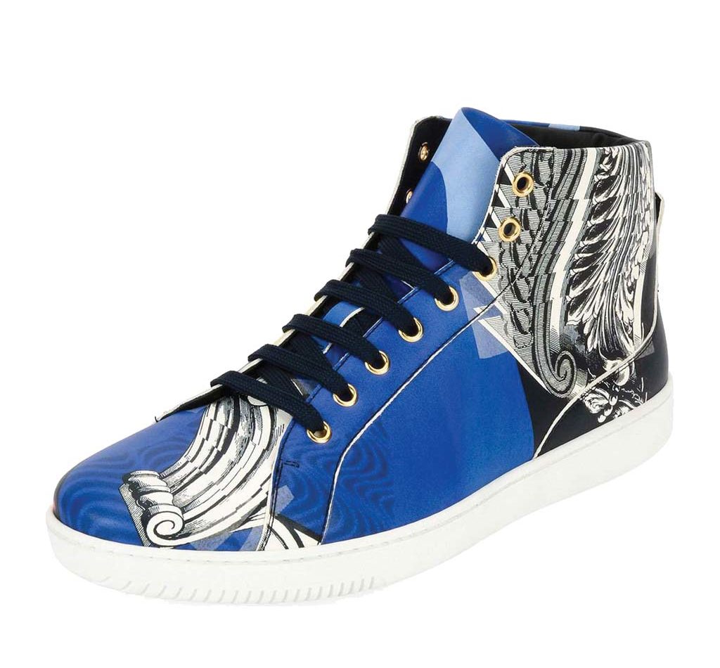 Versace Baroque Collage High-Top Sneaker_1