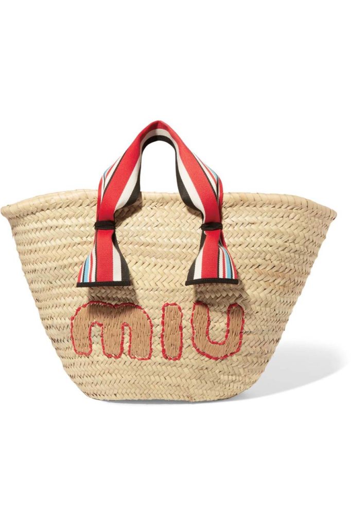 miu-miu-beige-Embroidered-Straw-Tote