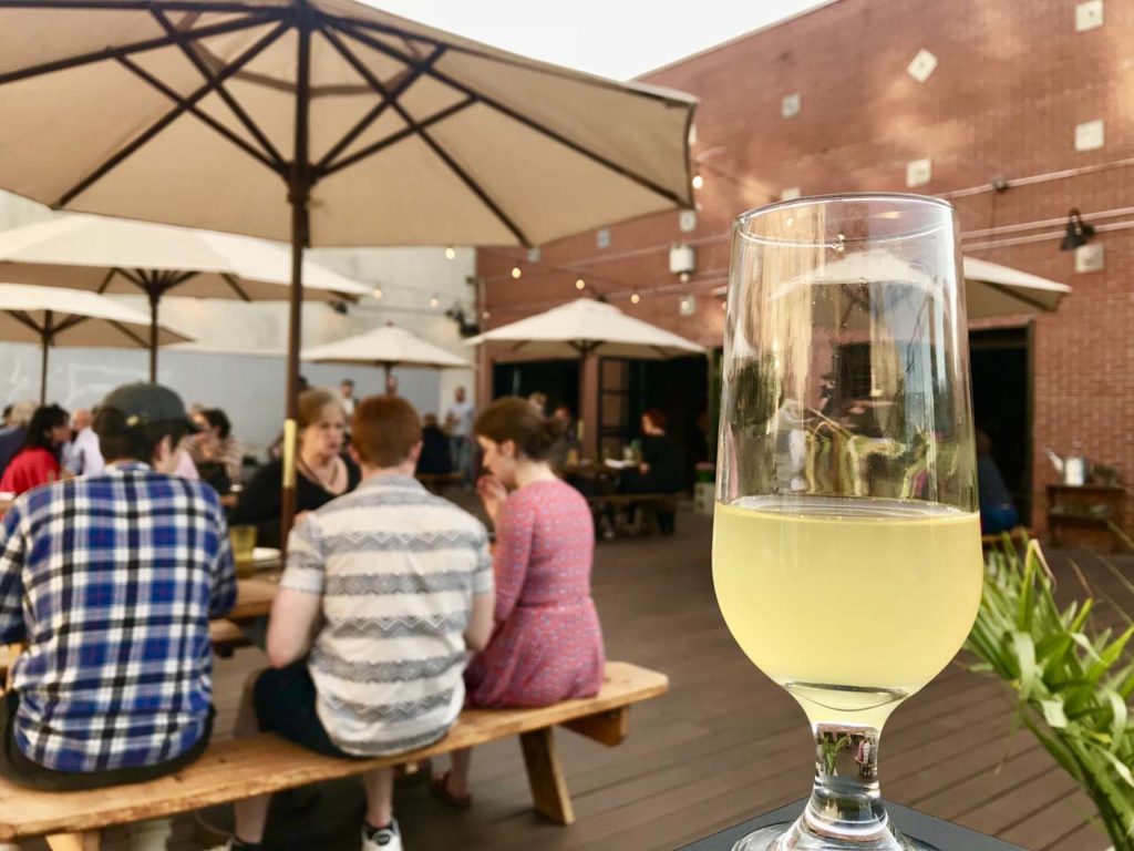 Brooklyn Cider House Deck with Cider