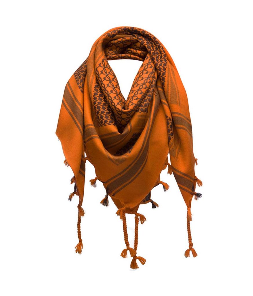 Loewe Scarf Keffiyeh Orange $650