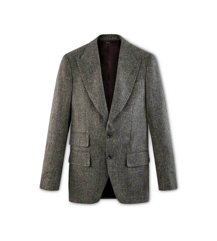 tom ford herringbone atticus jacket