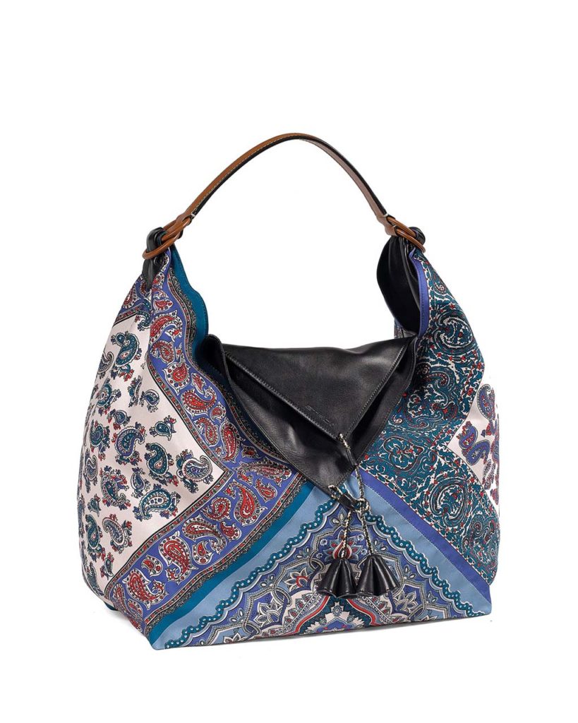 Etro Silk Patterned Shoulder Bag