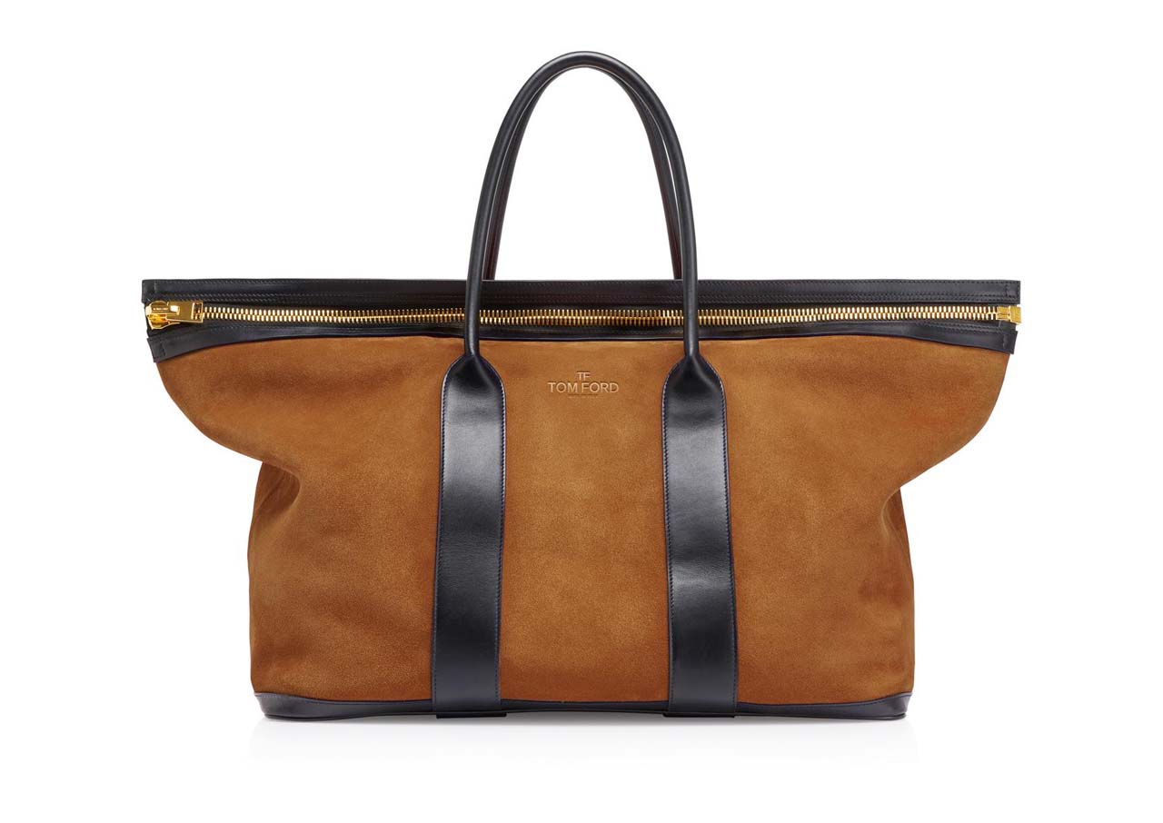 tom ford suede buckley tote