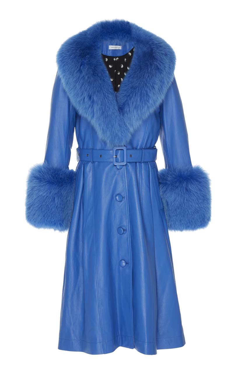 Saks Potts Foxy Coat $1,825